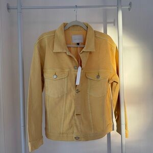 NWT Sanctuary Yellow Trucker Denim Jacket, M